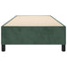 Cadru de pat fără saltea, verde închis, 100x200 cm, catifea - WALTI WALTI