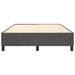 Cadru de pat fără saltea, gri închis, 140x190 cm, catifea - WALTI WALTI