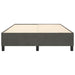 Cadru de pat fără saltea, gri închis, 140x200 cm, catifea - WALTI WALTI