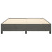 Cadru de pat fără saltea, gri închis, 160x200 cm, catifea - WALTI WALTI