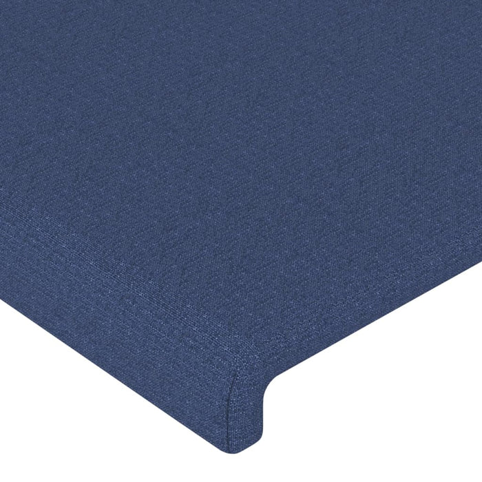 Tăblii de pat, 2 buc, albastru, 100x5x78/88 cm, textil - WALTI WALTI