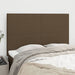 Tăblie de pat maro închis 144x5x118/128 cm, material textil - WALTI WALTI