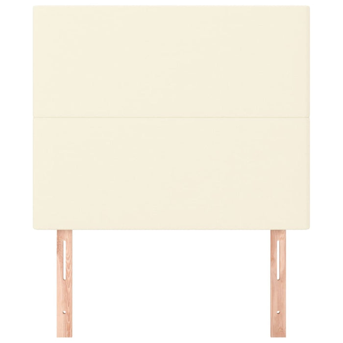 Tăblie de pat crem 100x5x118/128 cm piele ecologică WALTI
