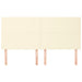 Tăblie de pat crem 160x5x118/128 cm piele ecologică - WALTI WALTI