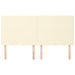 Tăblie de pat crem 200x5x118/128 cm piele ecologică - WALTI WALTI
