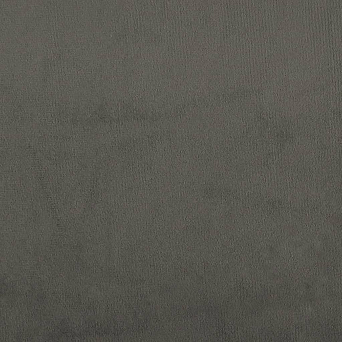 Tăblie de pat gri închis 160x5x118/128 cm catifea WALTI
