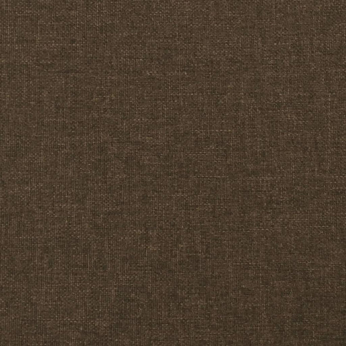 Tăblie de pat maro închis 160x5x118/128 cm, material textil WALTI