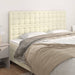 Tăblie de pat crem 180x5x118/128 cm piele ecologică - WALTI WALTI