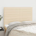 Tăblie de pat crem 144x5x118/128 cm, material textil - WALTI WALTI