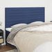 Tăblie de pat albastră 160x5x118/128 cm, material textil - WALTI WALTI