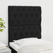 Tăblii de pat, 2 buc, negru, 80x7x78/88 cm, textil - WALTI WALTI