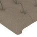 Tăblii de pat, 2 buc, gri taupe, 100x7x78/88 cm, textil - WALTI WALTI