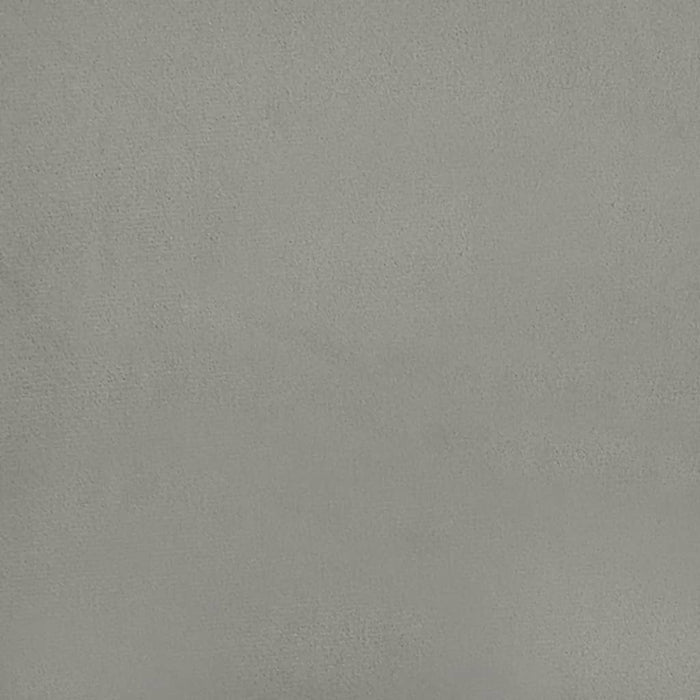 Tăblie de pat gri deschis 144x7x118/128 cm catifea WALTI