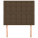 Tăblie de pat maro închis 80x5x118/128 cm, material textil - WALTI WALTI