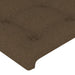 Tăblie de pat maro închis 80x5x118/128 cm, material textil - WALTI WALTI