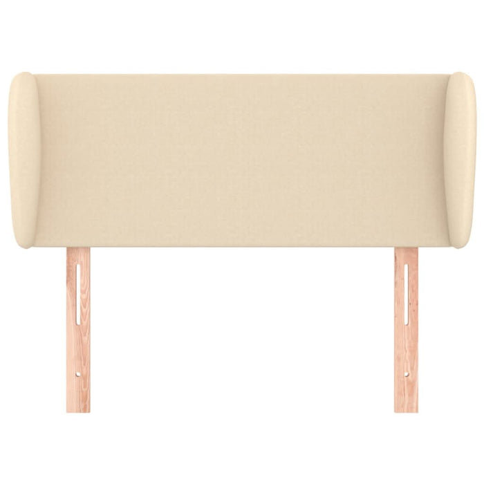 Tăblie de pat cu aripioare crem 93x23x78/88 cm textil - WALTI WALTI