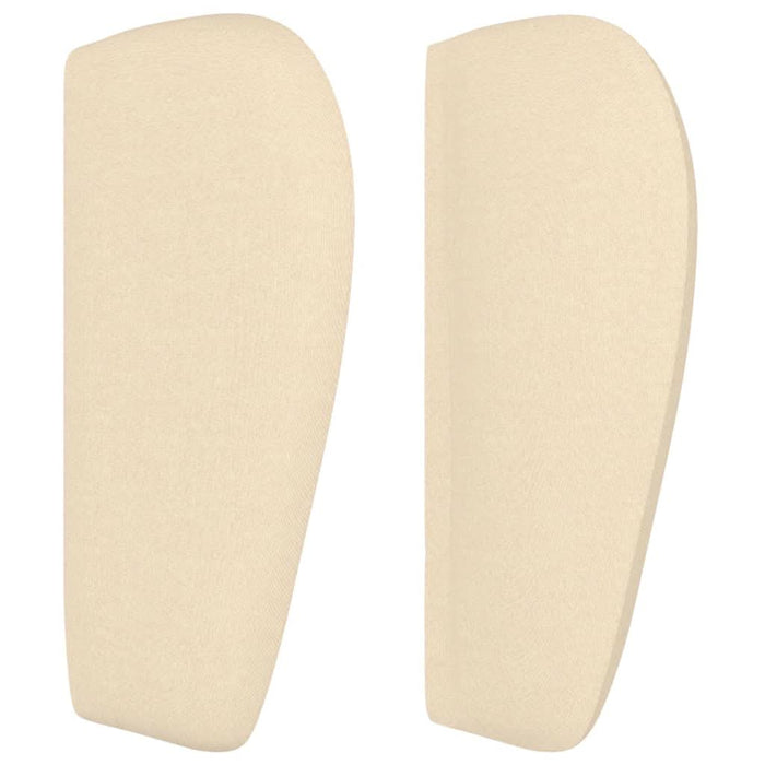 Tăblie de pat cu aripioare crem 93x23x78/88 cm textil - WALTI WALTI