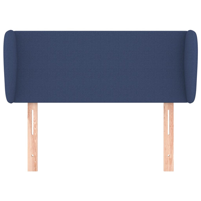 Tăblie de pat cu aripioare albastru 93x23x78/88 cm textil - WALTI WALTI