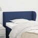 Tăblie de pat cu aripioare albastru 93x23x78/88 cm textil - WALTI WALTI