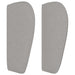 Tăblie de pat cu aripioare gri deschis 103x23x78/88 cm textil - WALTI WALTI