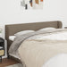 Tăblie de pat cu aripioare gri taupe 183x23x78/88 cm textil - WALTI WALTI