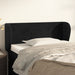 Tăblie de pat cu aripioare negru 83x23x78/88 cm catifea - WALTI WALTI