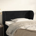 Tăblie de pat cu aripioare negru 103x23x78/88 cm catifea - WALTI WALTI
