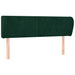 Tăblie de pat cu aripioare verde închis 147x23x78/88 cm catifea - WALTI WALTI