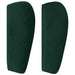 Tăblie de pat cu aripioare verde închis 147x23x78/88 cm catifea - WALTI WALTI
