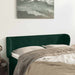 Tăblie de pat cu aripioare verde închis 147x23x78/88 cm catifea - WALTI WALTI
