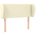 Tăblie de pat cu aripioare crem 83x23x78/88 cm piele ecologică - WALTI WALTI