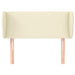 Tăblie de pat cu aripioare crem 83x23x78/88 cm piele ecologică - WALTI WALTI