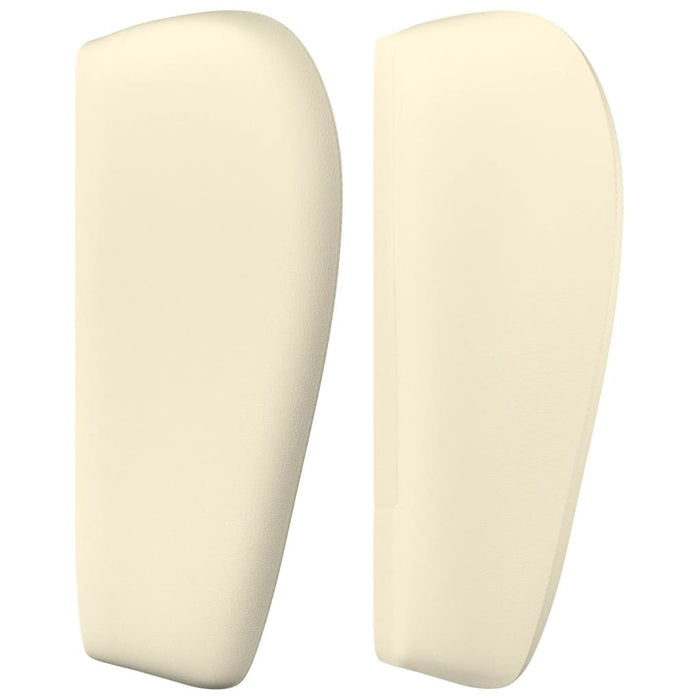 Tăblie de pat cu aripioare crem 83x23x78/88 cm piele ecologică - WALTI WALTI