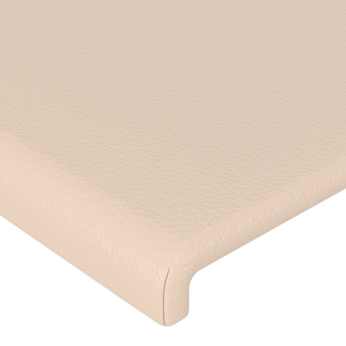 Tăblie pat cu aripioare cappuccino 83x23x78/88 cm piele eco - WALTI WALTI