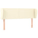 Tăblie de pat cu aripioare crem 147x23x78/88 cm piele ecologică - WALTI WALTI