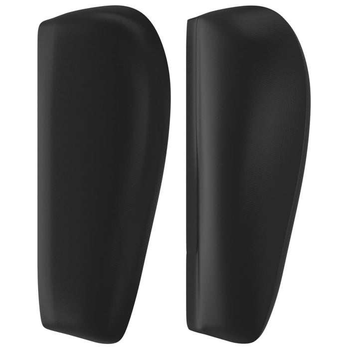 Tăblie de pat cu aripioare gri 147x23x78/88 cm piele ecologică - WALTI WALTI