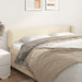 Tăblie de pat cu aripioare crem 203x23x78/88 cm piele ecologică - WALTI WALTI