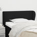 Tăblie de pat cu aripioare negru 93x23x78/88 cm textil - WALTI WALTI