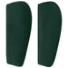 Tăblie de pat cu aripioare verde închis 183x23x78/88 cm catifea - WALTI WALTI