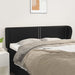 Tăblie de pat cu aripioare negru 147x23x78/88cm piele ecologică - WALTI WALTI