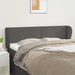 Tăblie de pat cu aripioare gri 147x23x78/88 cm piele ecologică - WALTI WALTI