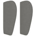 Tăblie de pat cu aripioare gri închis 83x23x78/88 cm textil - WALTI WALTI