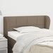 Tăblie de pat cu aripioare gri taupe 83x23x78/88 cm textil - WALTI WALTI