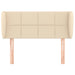 Tăblie de pat cu aripioare crem 83x23x78/88 cm material textil - WALTI WALTI