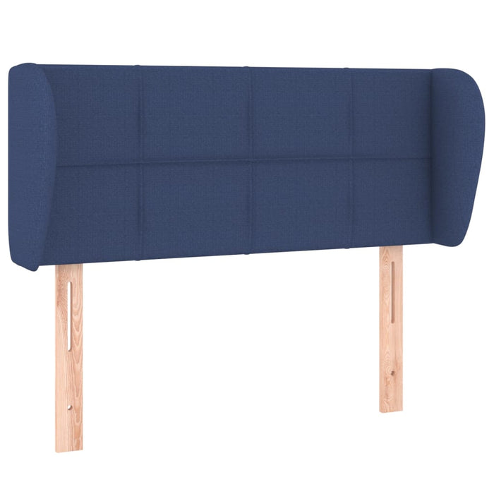 Tăblie de pat cu aripioare albastru 93x23x78/88 cm textil - WALTI WALTI