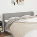 Tăblie de pat cu aripioare gri deschis 163x23x78/88 cm textil - WALTI WALTI