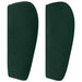 Tăblie de pat cu aripioare verde închis 93x23x78/88 cm catifea - WALTI WALTI