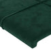 Tăblie de pat cu aripioare verde închis 93x23x78/88 cm catifea - WALTI WALTI