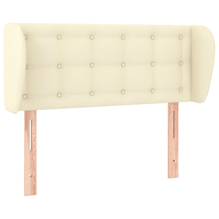 Tăblie de pat cu aripioare crem 93x23x78/88 cm piele ecologică - WALTI WALTI