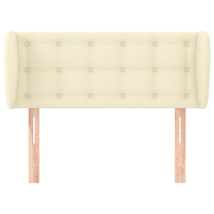 Tăblie de pat cu aripioare crem 93x23x78/88 cm piele ecologică - WALTI WALTI